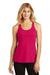 DISCONTINUED District Made ® Ladies 60/40 Gathered Racerback Tank. DM420