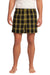 DISCONTINUED  District ®  - Young Mens Flannel Plaid Boxer. DT1801