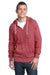 DISCONTINUED  District ®  - Young Mens Marled Fleece Full-Zip Hoodie DT192