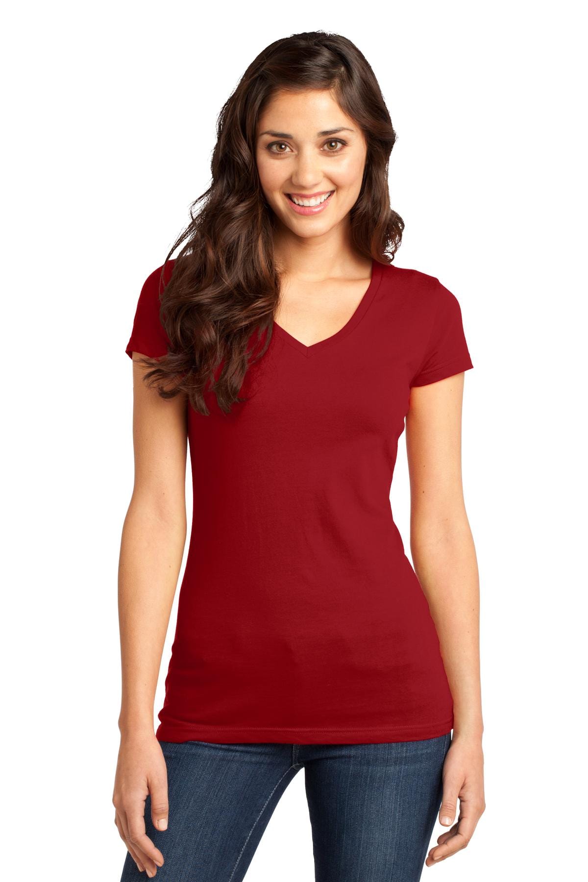 DISCONTINUED  District ®  - Juniors Very Important Tee ®  V-Neck. DT6501, Basic Colors