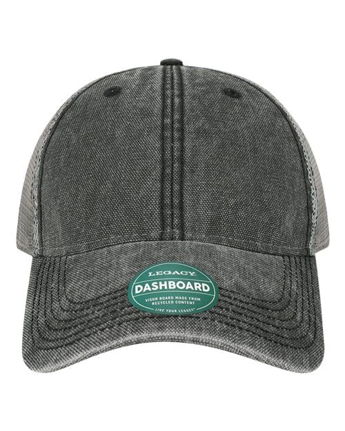DTA-Dashboard Trucker Cap in Black/ Grey