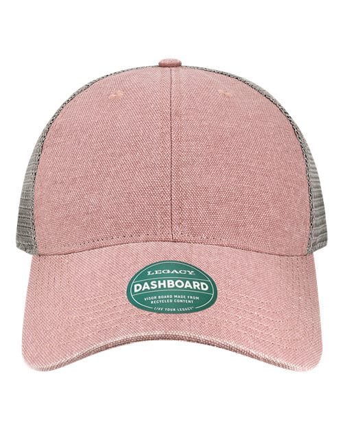 DTA-Dashboard Trucker Cap in Dusty Rose/ Grey