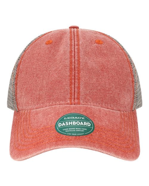 DTA-Dashboard Trucker Cap in Nantucket Red/ Grey