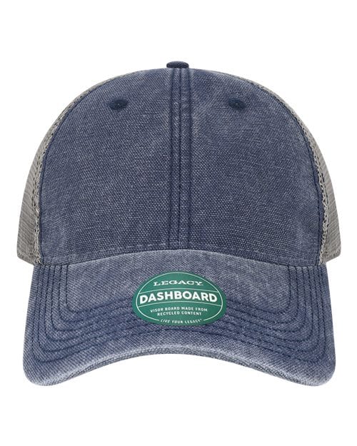 DTA-Dashboard Trucker Cap in Navy/ Grey