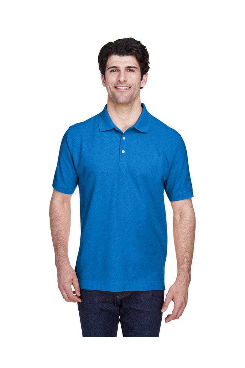 Devon & Jones D100 Men's Pima Pique Short-Sleeve Polo in 