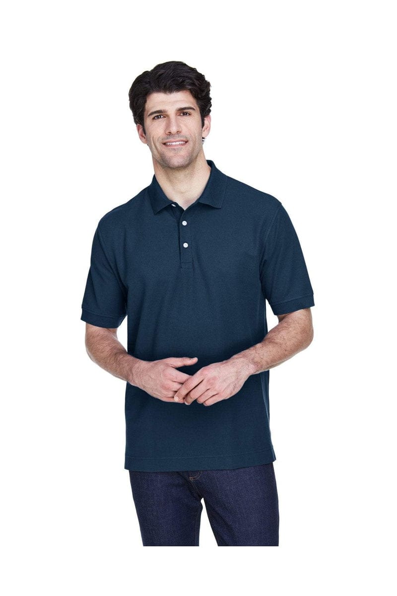 Devon & Jones D100 Men's Pima Pique Short-Sleeve Polo in 