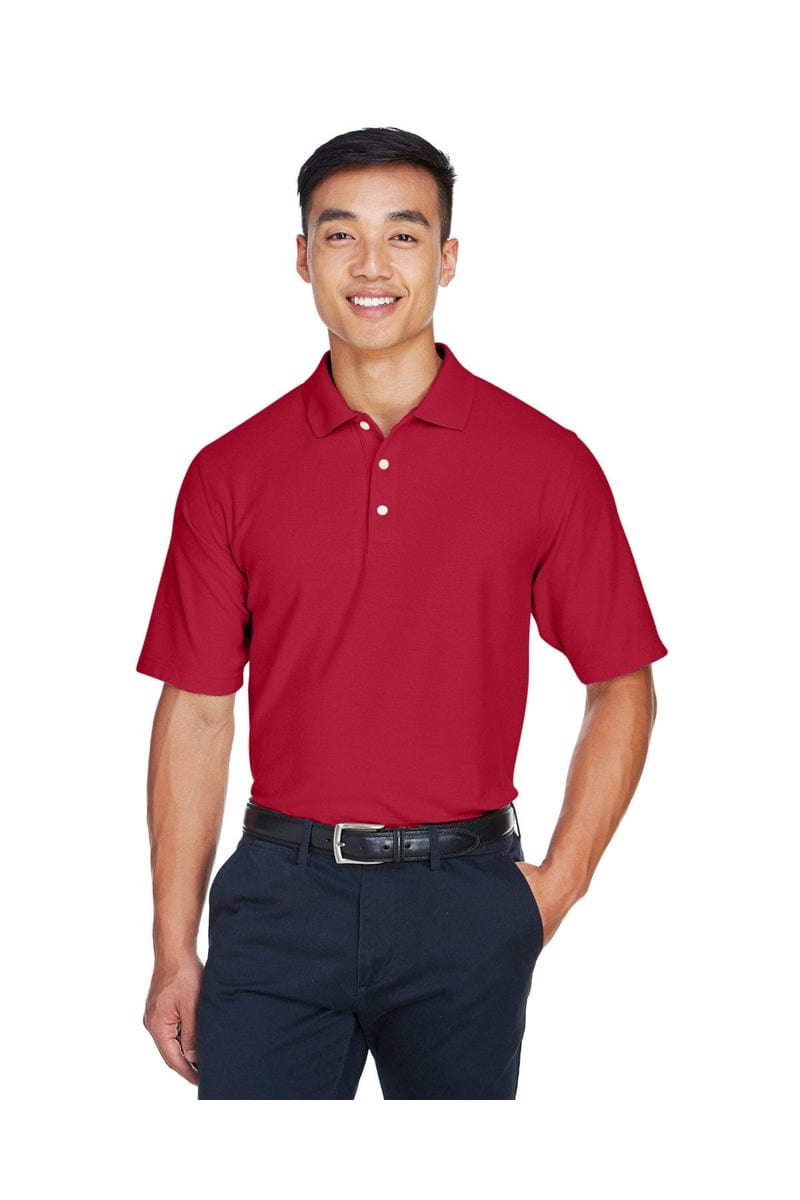 Devon & Jones DG150 Men's DRYTEC20(tm) Performance Polo in Red