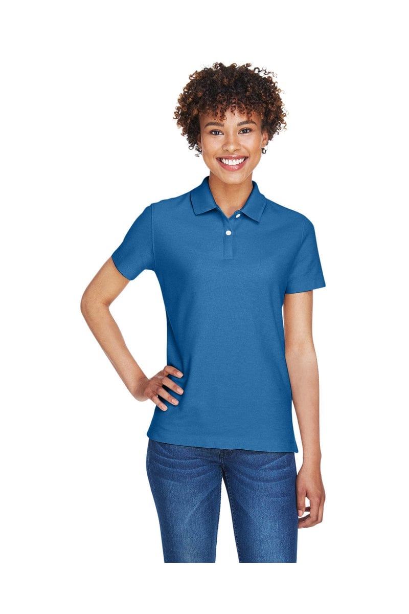 Devon & Jones DG150W Ladies' DRYTEC20(tm) Performance Polo in French Blue