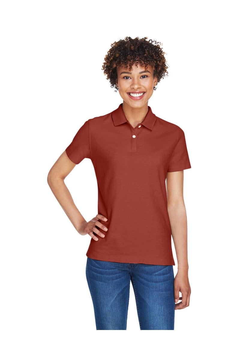Devon & Jones DG150W Ladies' DRYTEC20(tm) Performance Polo in Rust