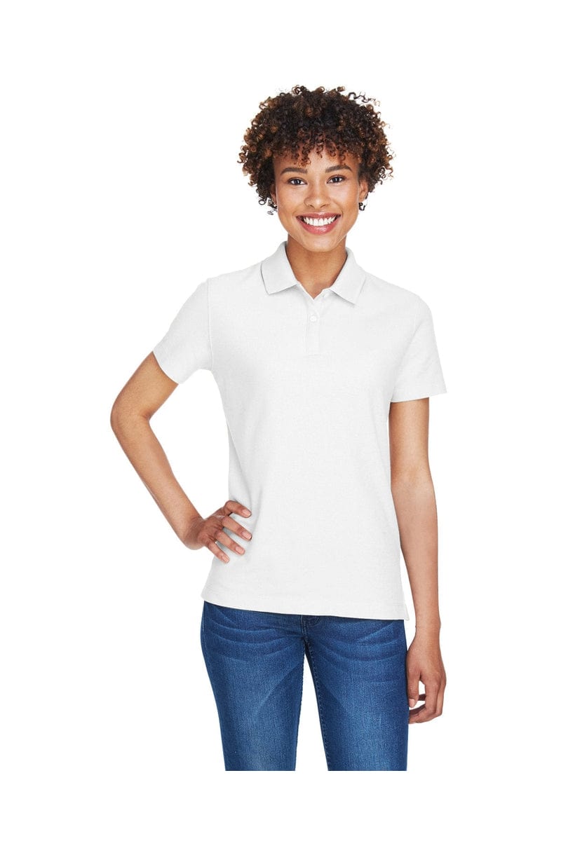 Devon & Jones DG150W Ladies' DRYTEC20(tm) Performance Polo in White