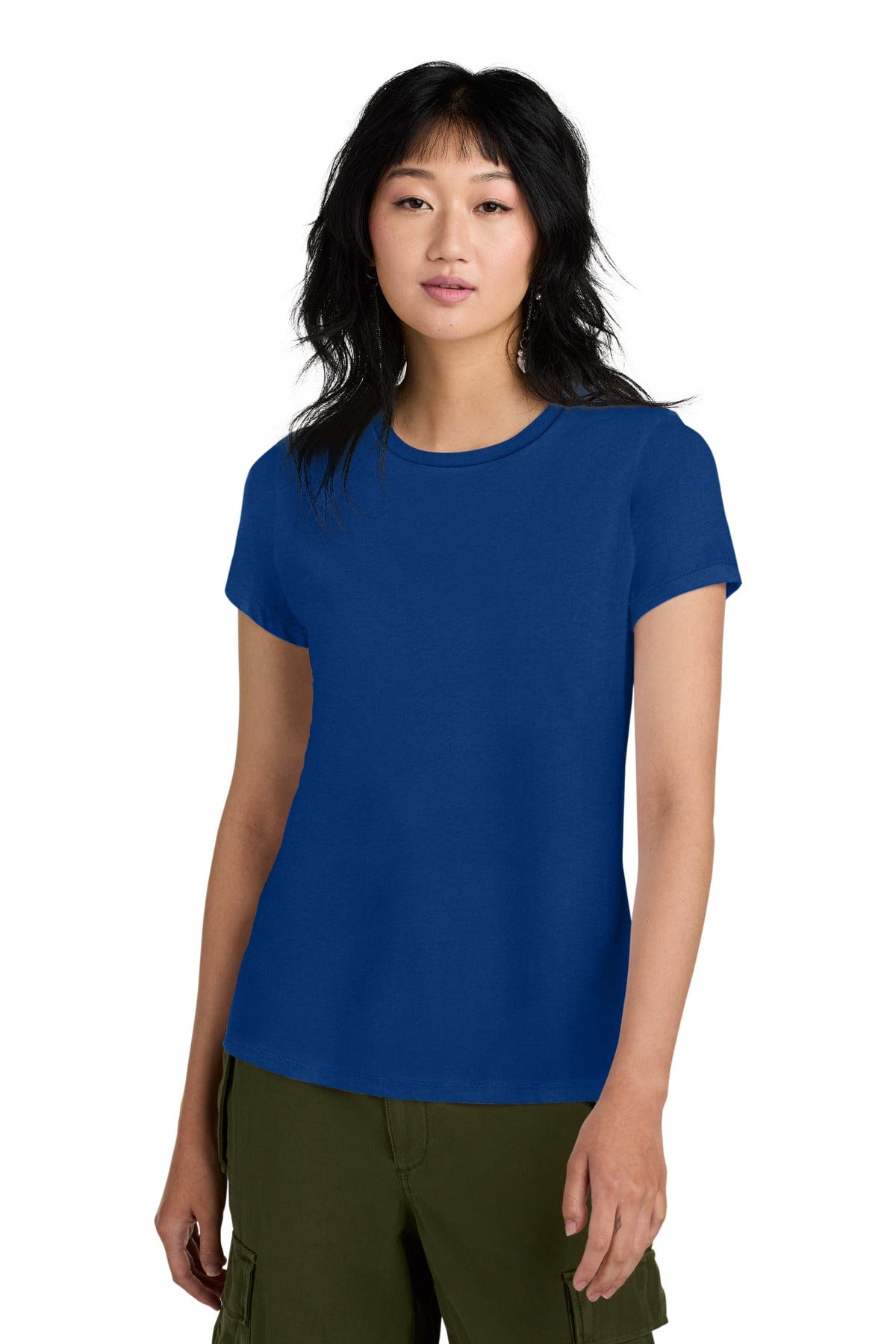 District DM104L Women's Perfect Weight Tee in Deep Royal
