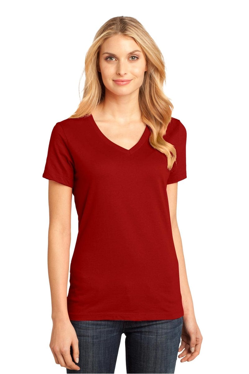 District DM1170L Women's Perfect Weight V-Neck Tee in 