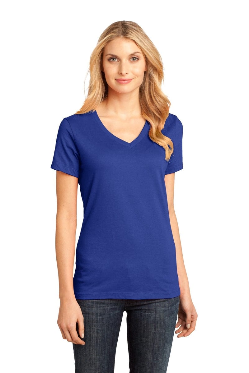 District DM1170L Women's Perfect Weight V-Neck Tee in 