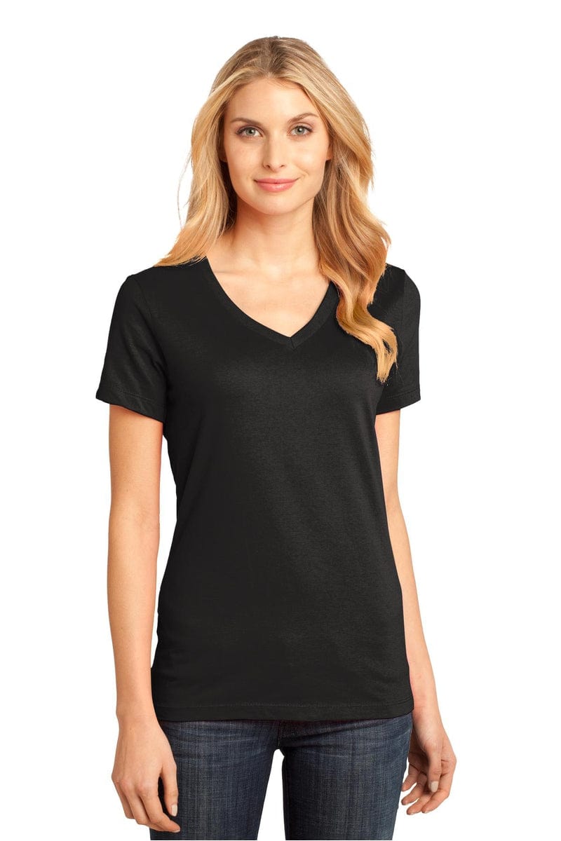District DM1170L Women's Perfect Weight V-Neck Tee in 