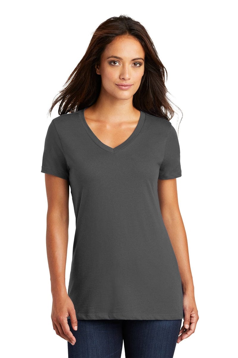District DM1170L Women's Perfect Weight V-Neck Tee in 