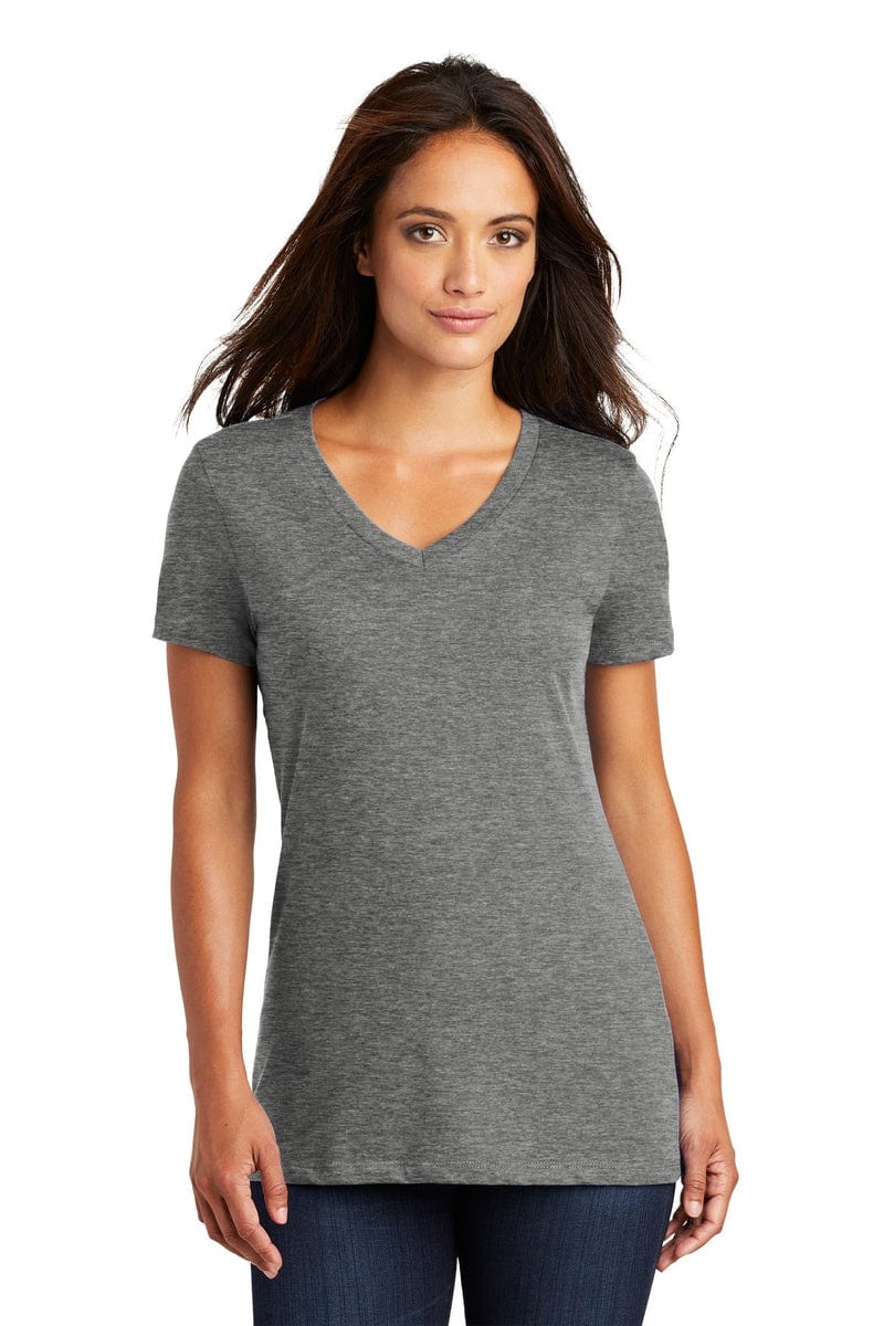 District DM1170L Women's Perfect Weight V-Neck Tee in 