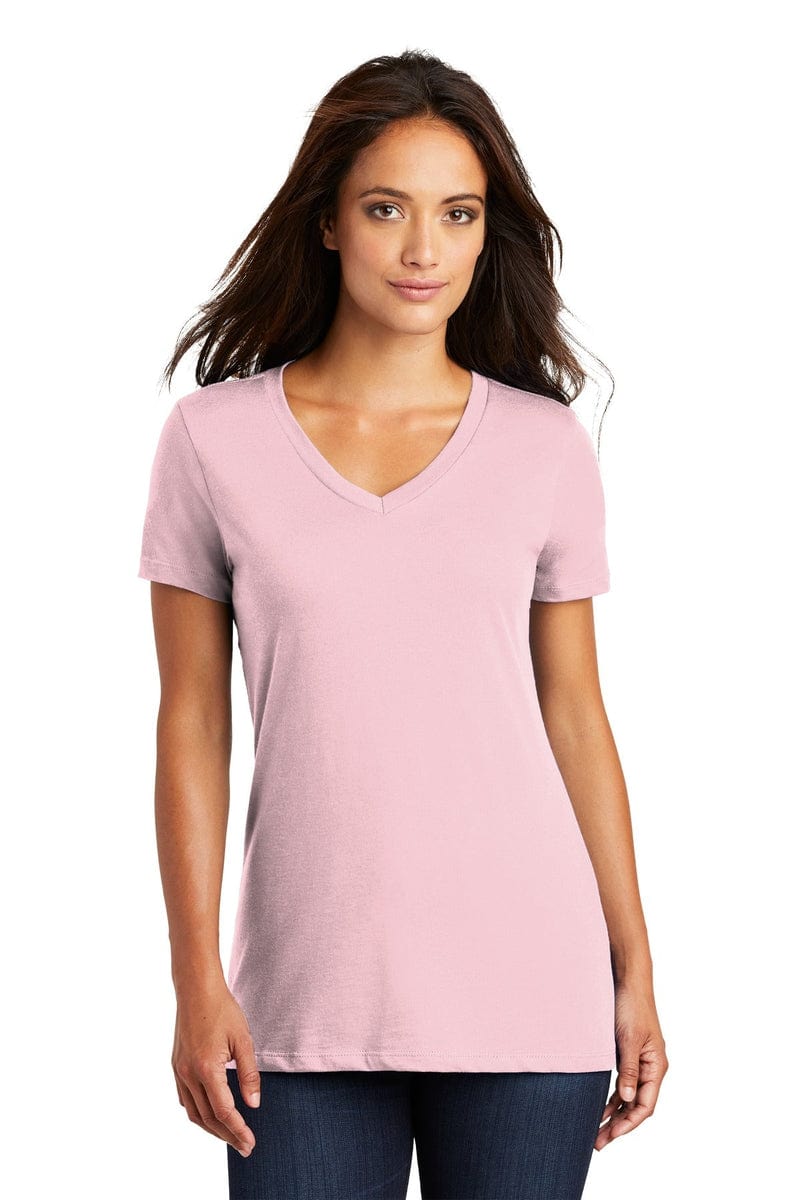 District DM1170L Women's Perfect Weight V-Neck Tee in 