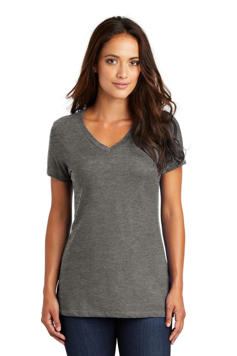 District DM1170L Women's Perfect Weight V-Neck Tee in 