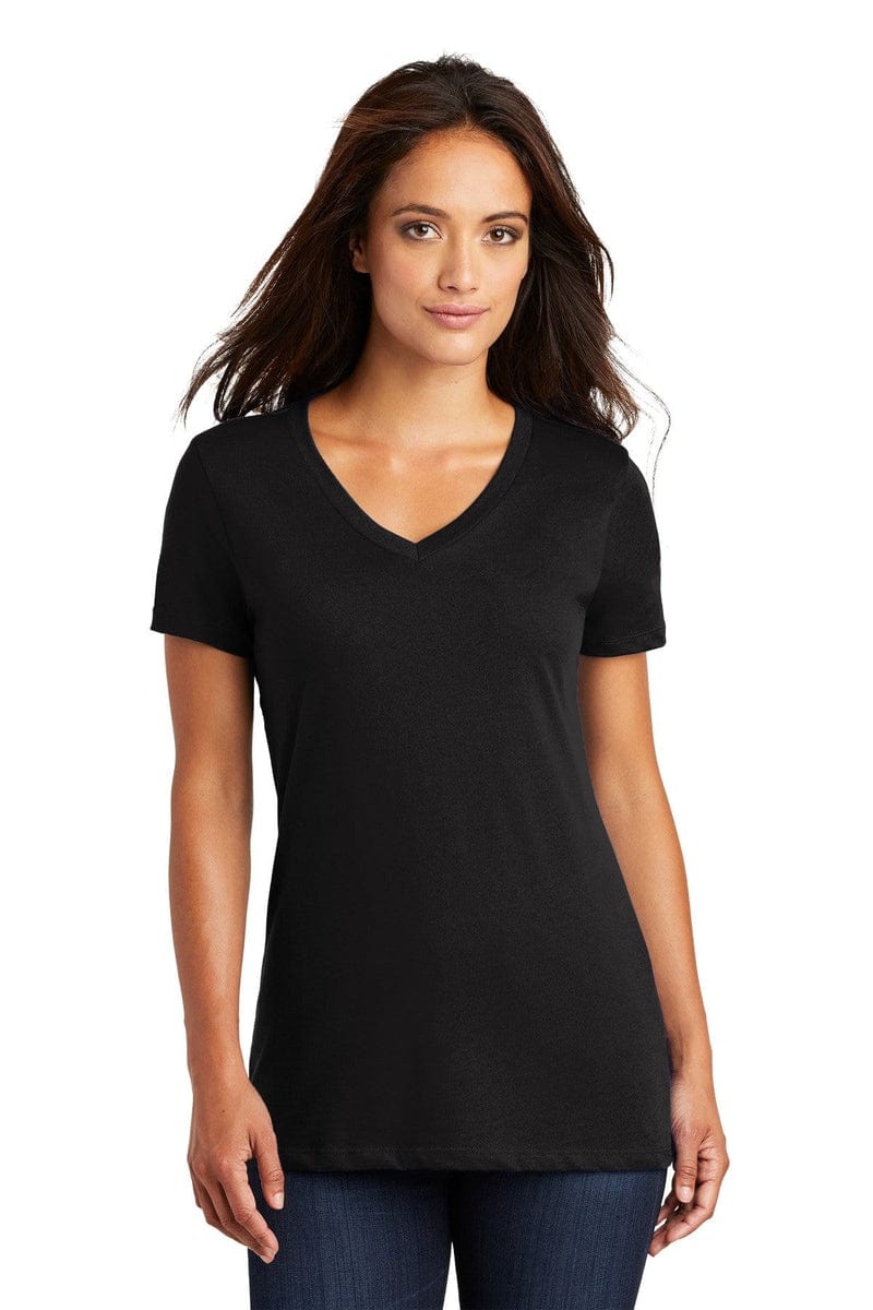 District DM1170L Women's Perfect Weight V-Neck Tee in 