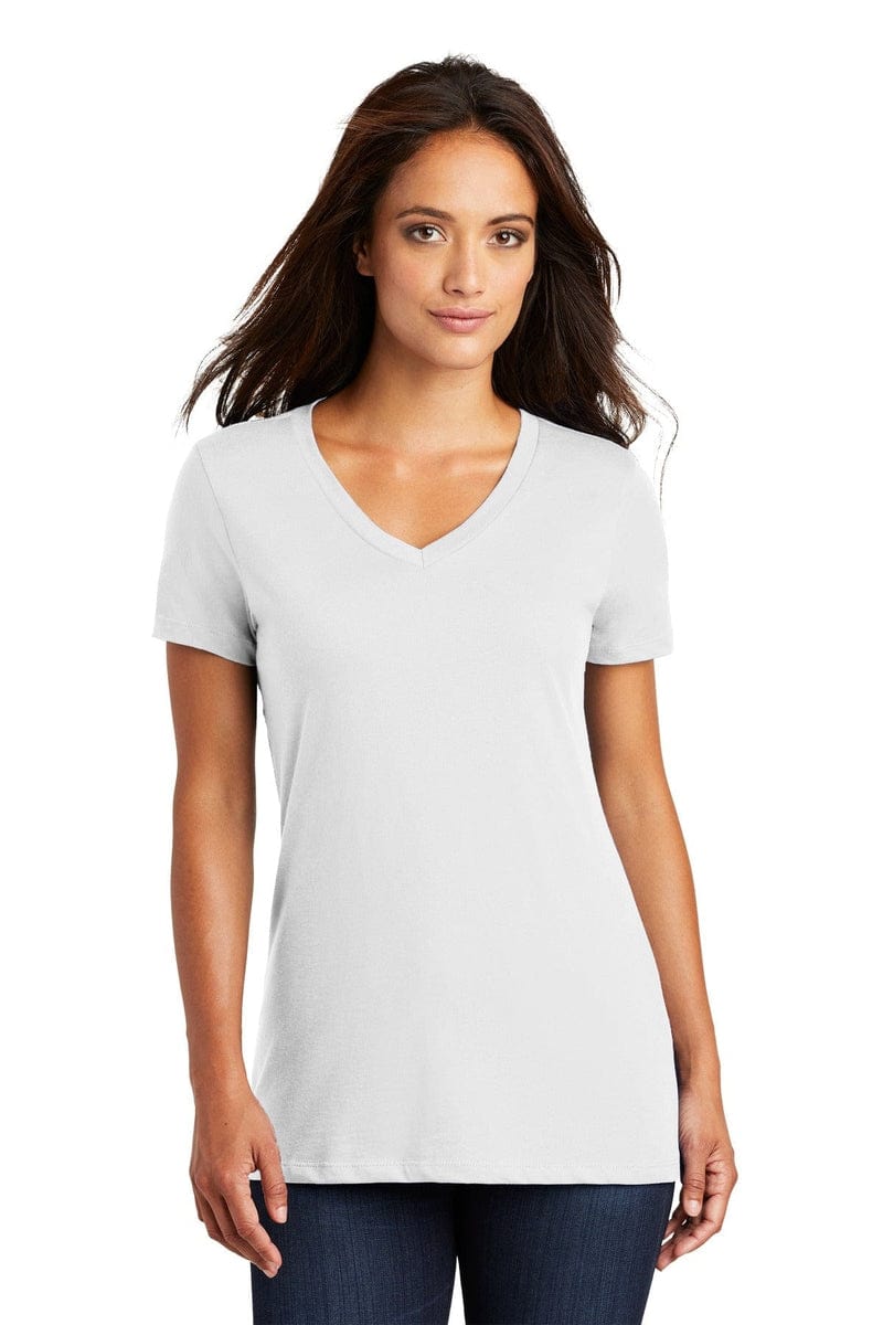 District DM1170L Women's Perfect Weight V-Neck Tee in 