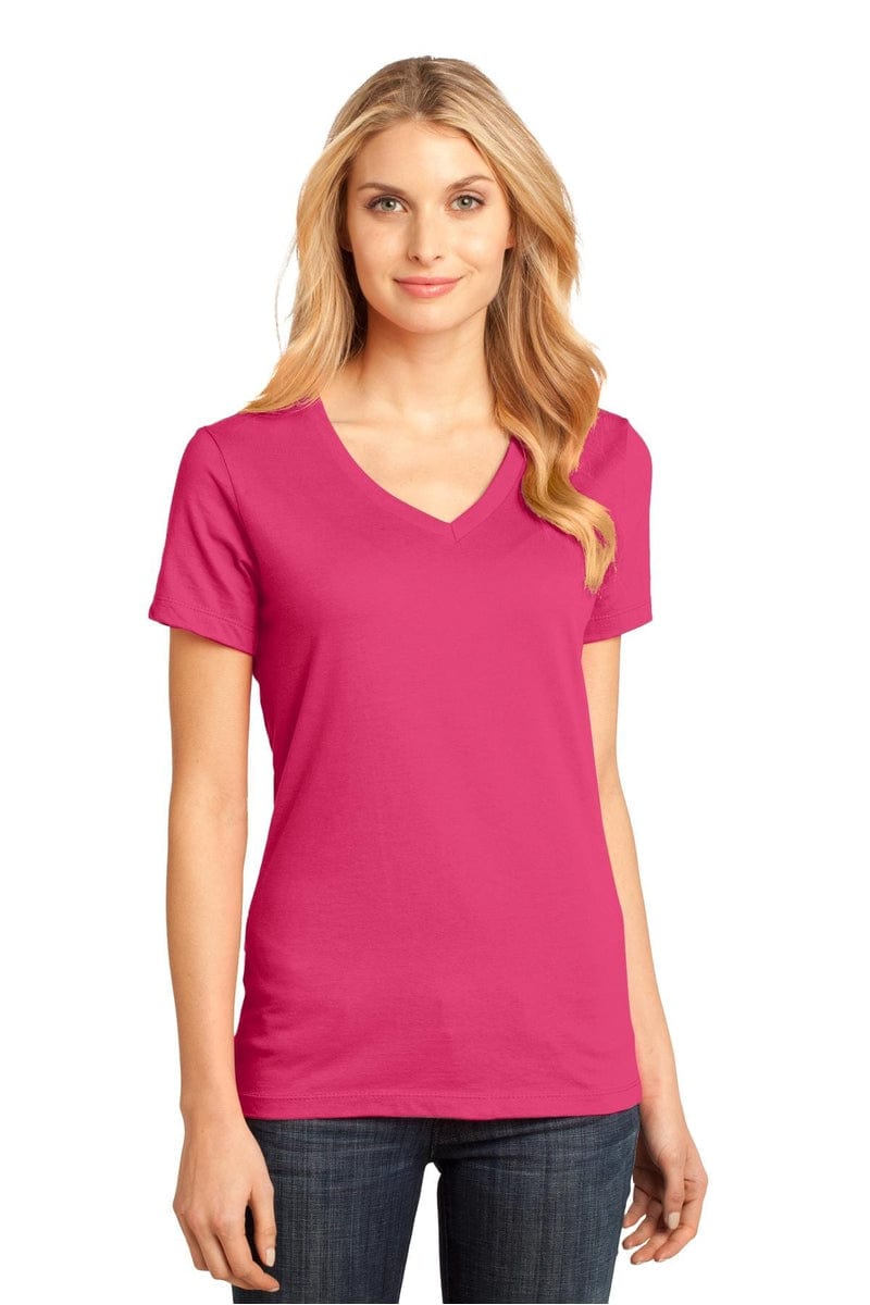 District DM1170L Women's Perfect Weight V-Neck Tee in 