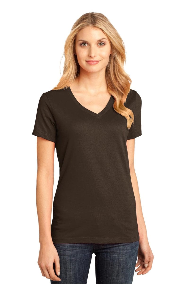 District DM1170L Women's Perfect Weight V-Neck Tee in 
