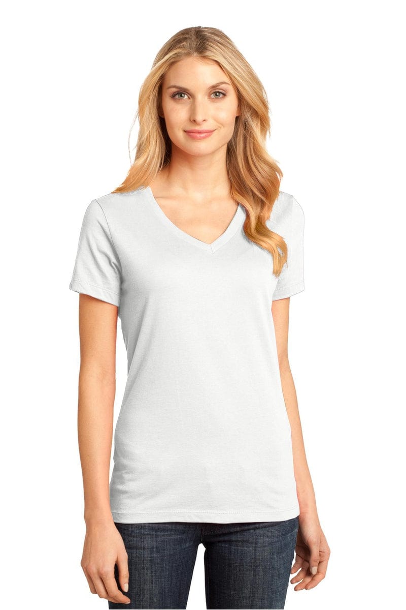 District DM1170L Women's Perfect Weight V-Neck Tee in 