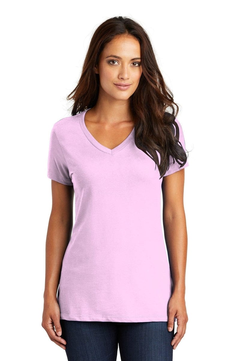 District DM1170L Women's Perfect Weight V-Neck Tee in 
