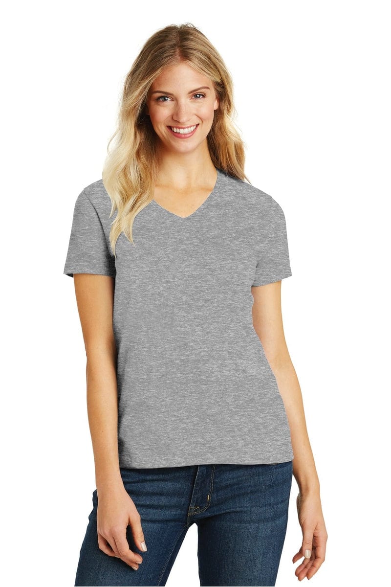 District DM1190L Women's Perfect Blend V-Neck Tee in 