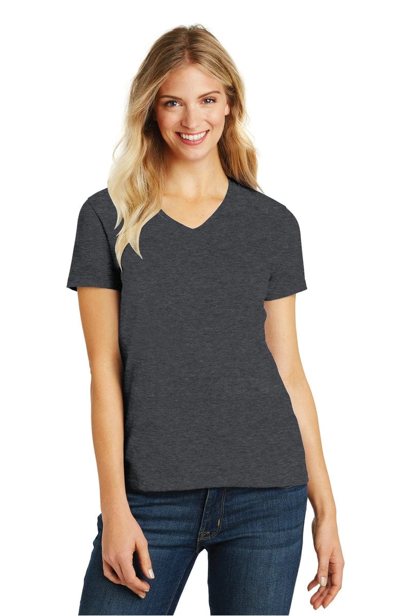 District DM1190L Women's Perfect Blend V-Neck Tee in 