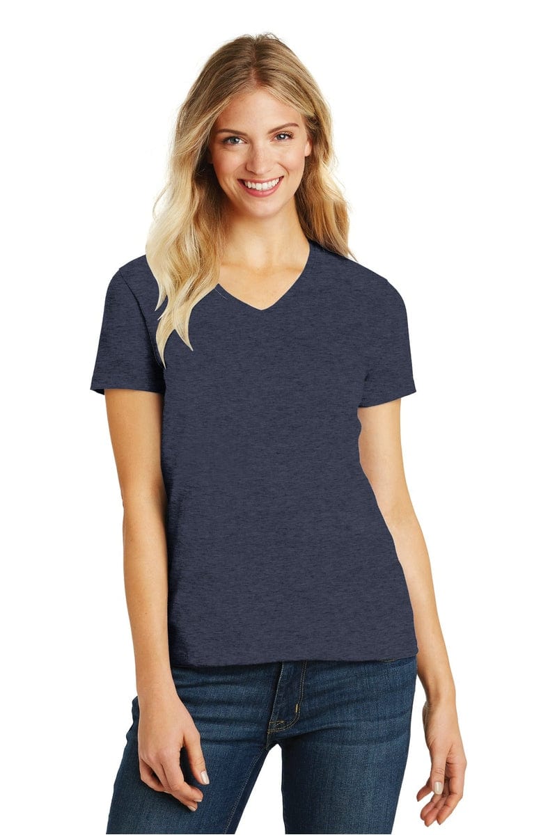 District DM1190L Women's Perfect Blend V-Neck Tee in 