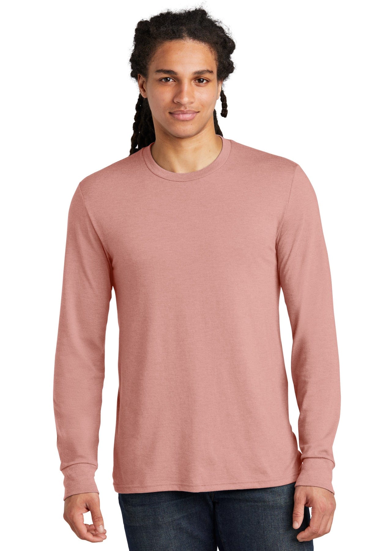 District DM132 Perfect Tri Long Sleeve Tee in 