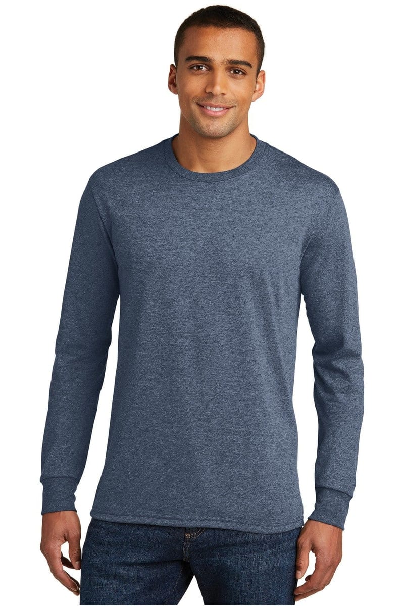 District DM132 Perfect Tri Long Sleeve Tee in 