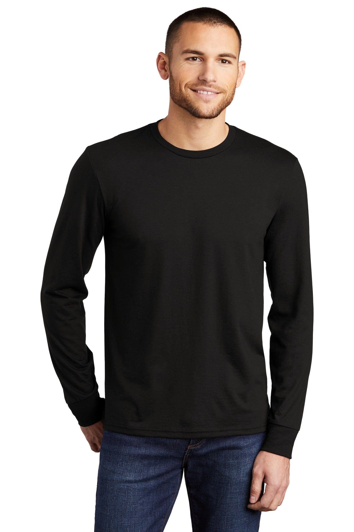 District DM132 Perfect Tri Long Sleeve Tee in 