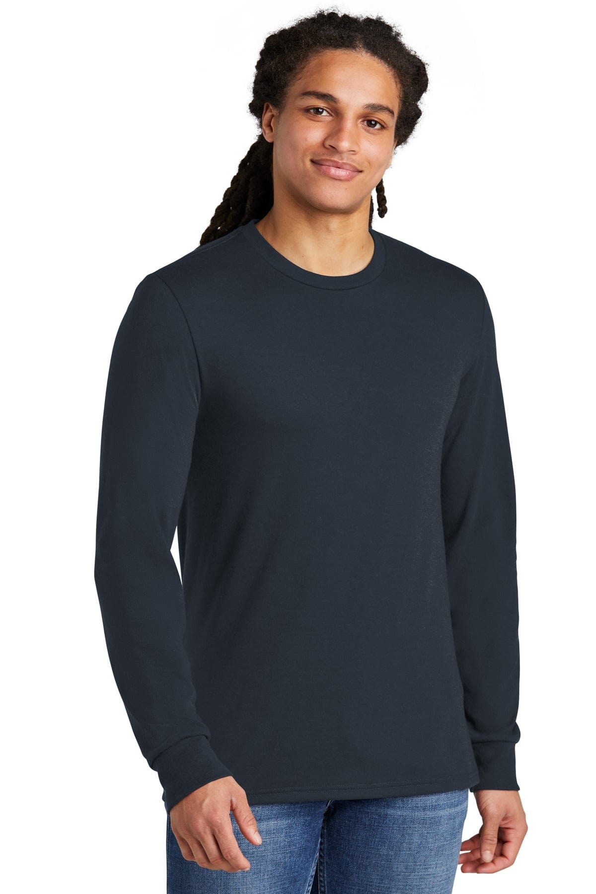 District DM132 Perfect Tri Long Sleeve Tee in 
