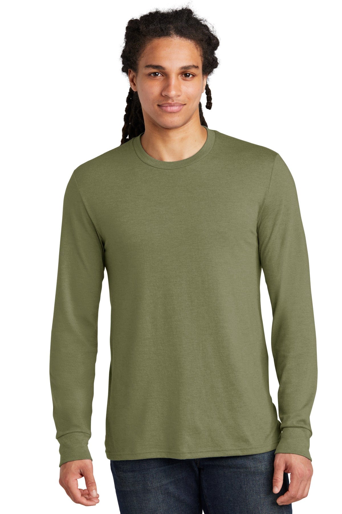 District DM132 Perfect Tri Long Sleeve Tee in 