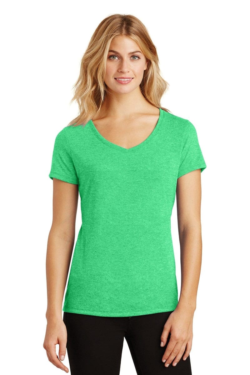 District DM1350L Women's Perfect Tri V-Neck Tee in 