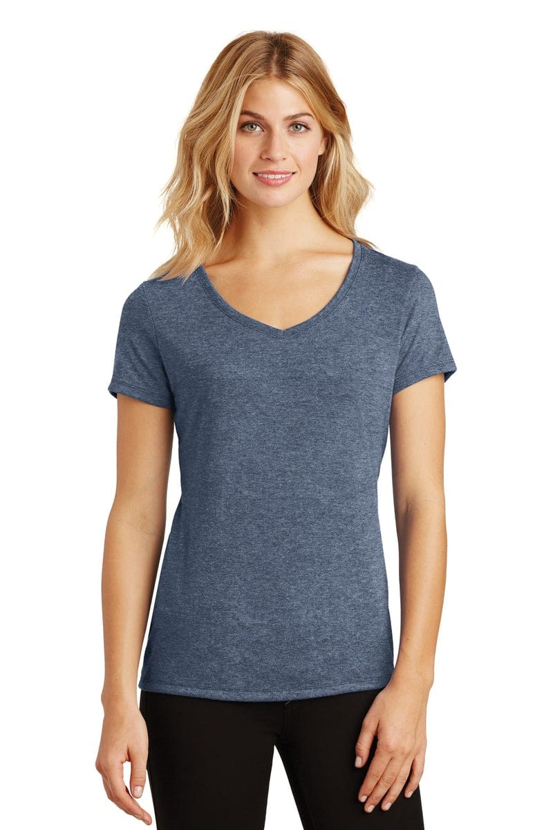 District DM1350L Women's Perfect Tri V-Neck Tee in 