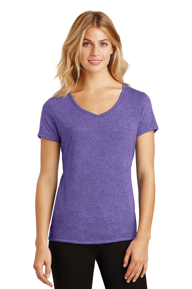 District DM1350L Women's Perfect Tri V-Neck Tee in 