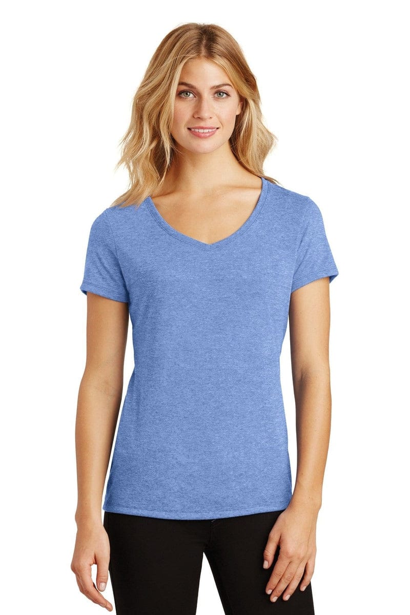 District DM1350L Women's Perfect Tri V-Neck Tee in 