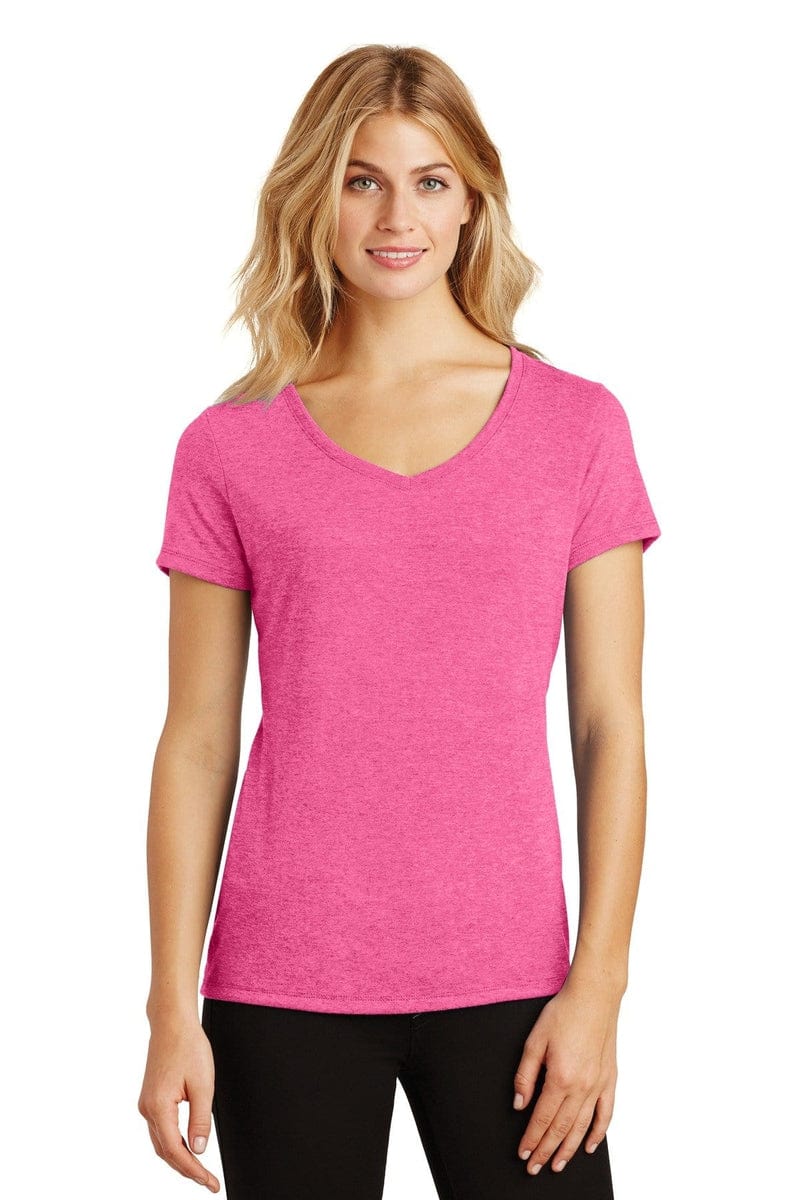 District DM1350L Women's Perfect Tri V-Neck Tee in 