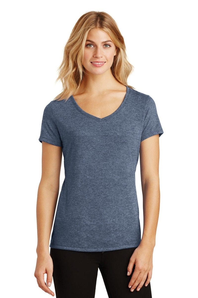District DM1350L Women's Perfect Tri V-Neck Tee in 
