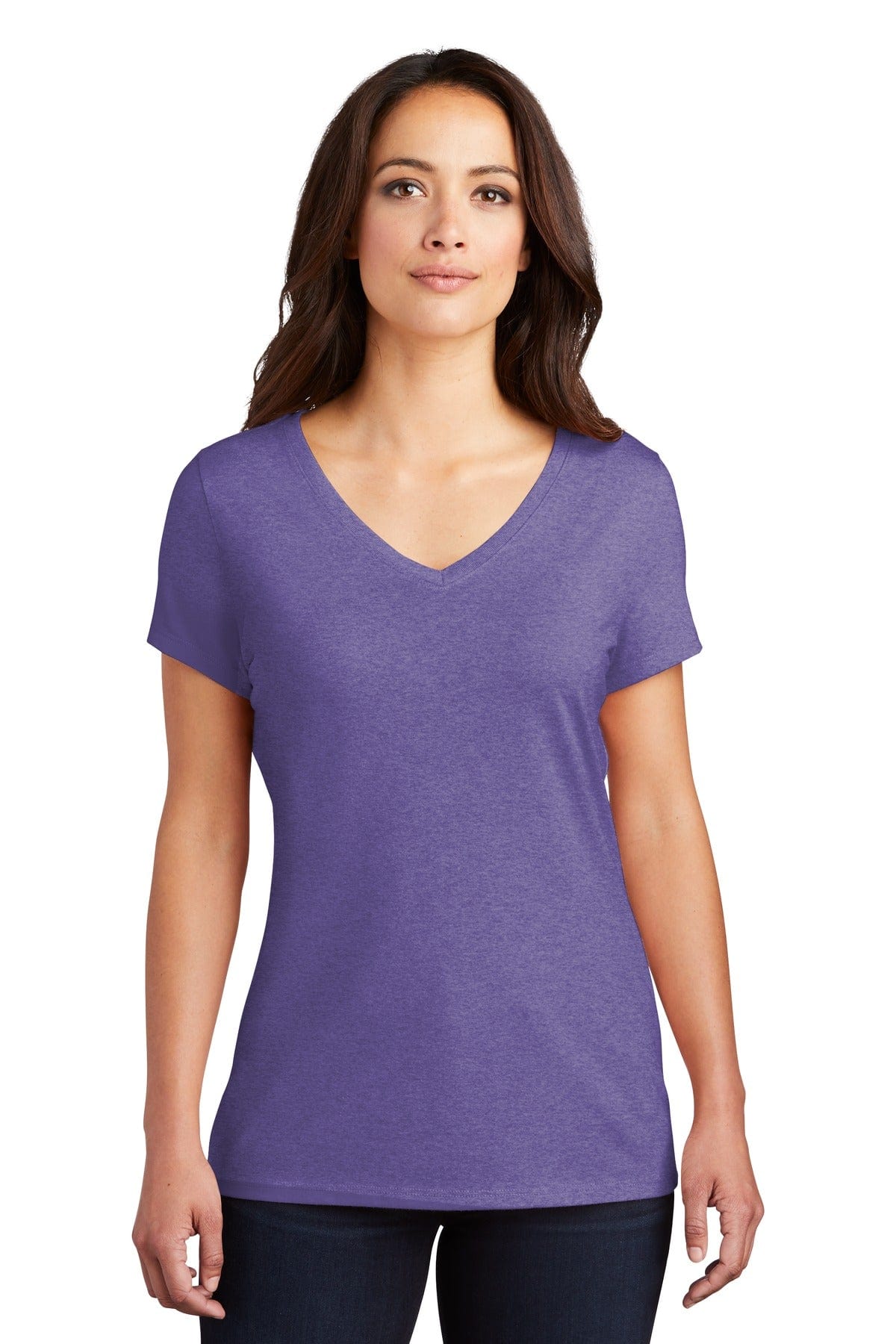 District DM1350L Women's Perfect Tri V-Neck Tee in 