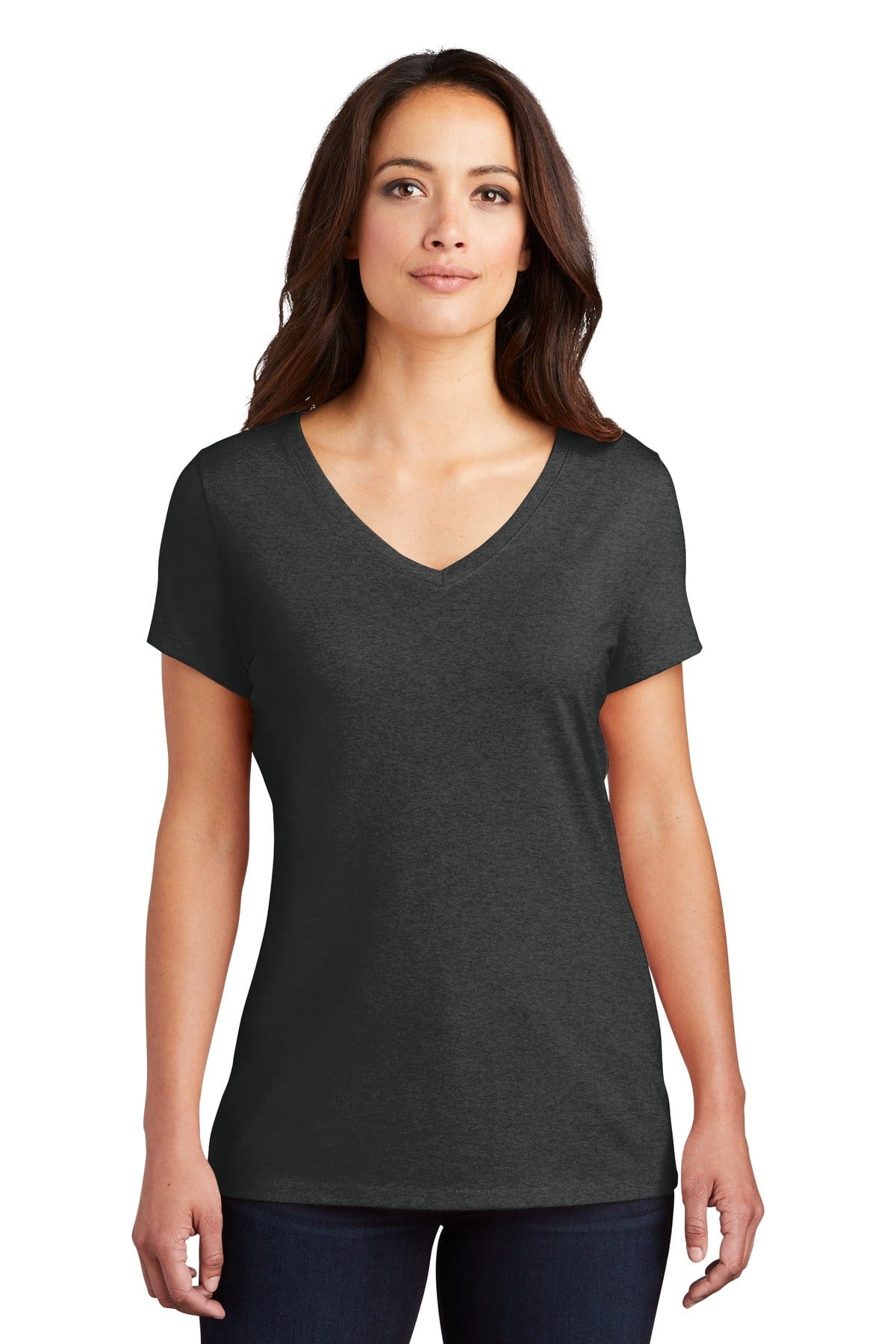 District DM1350L Women's Perfect Tri V-Neck Tee in 