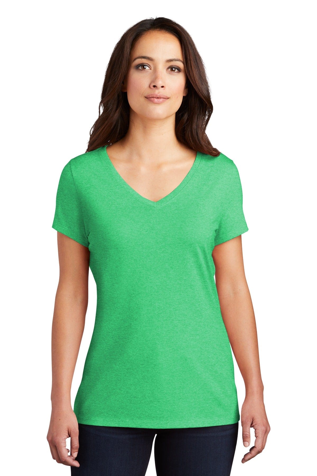 District DM1350L Women's Perfect Tri V-Neck Tee in 
