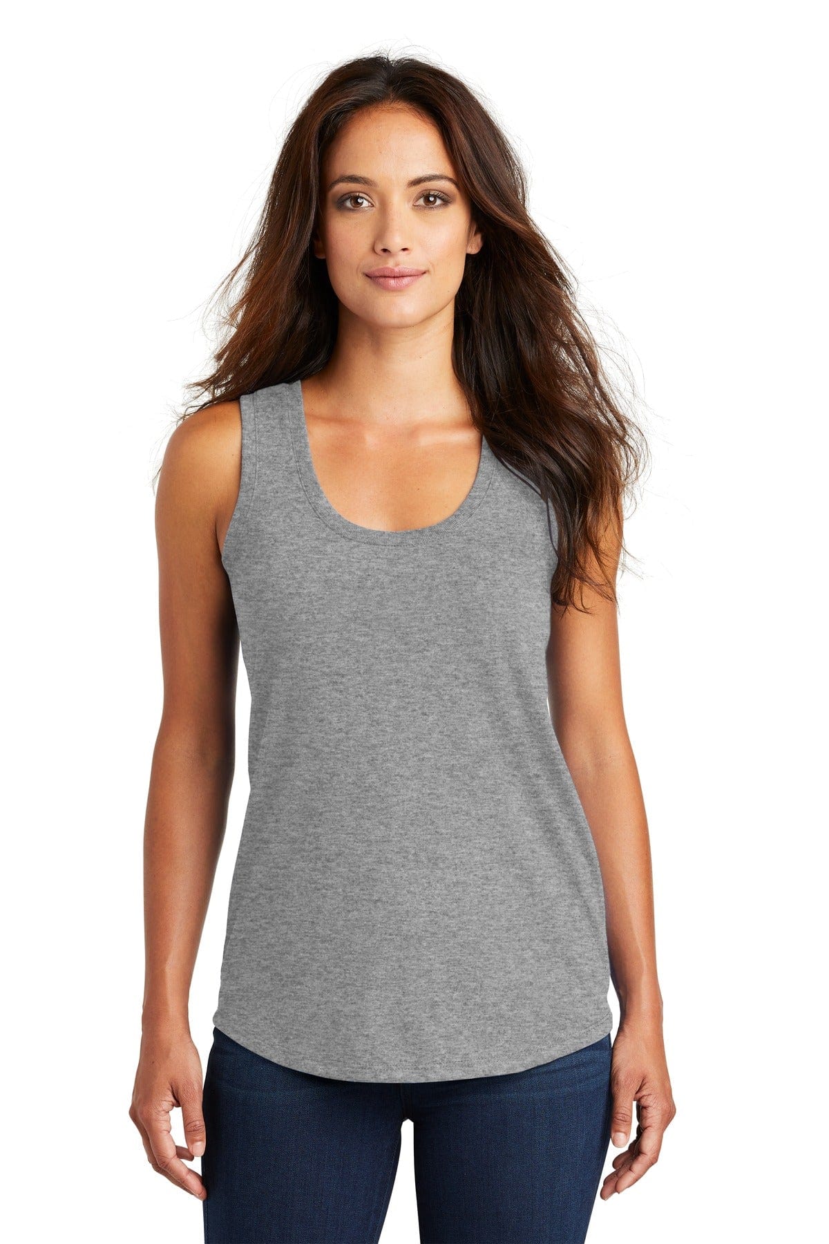 District DM138L Women's Perfect Tri Racerback Tank in 