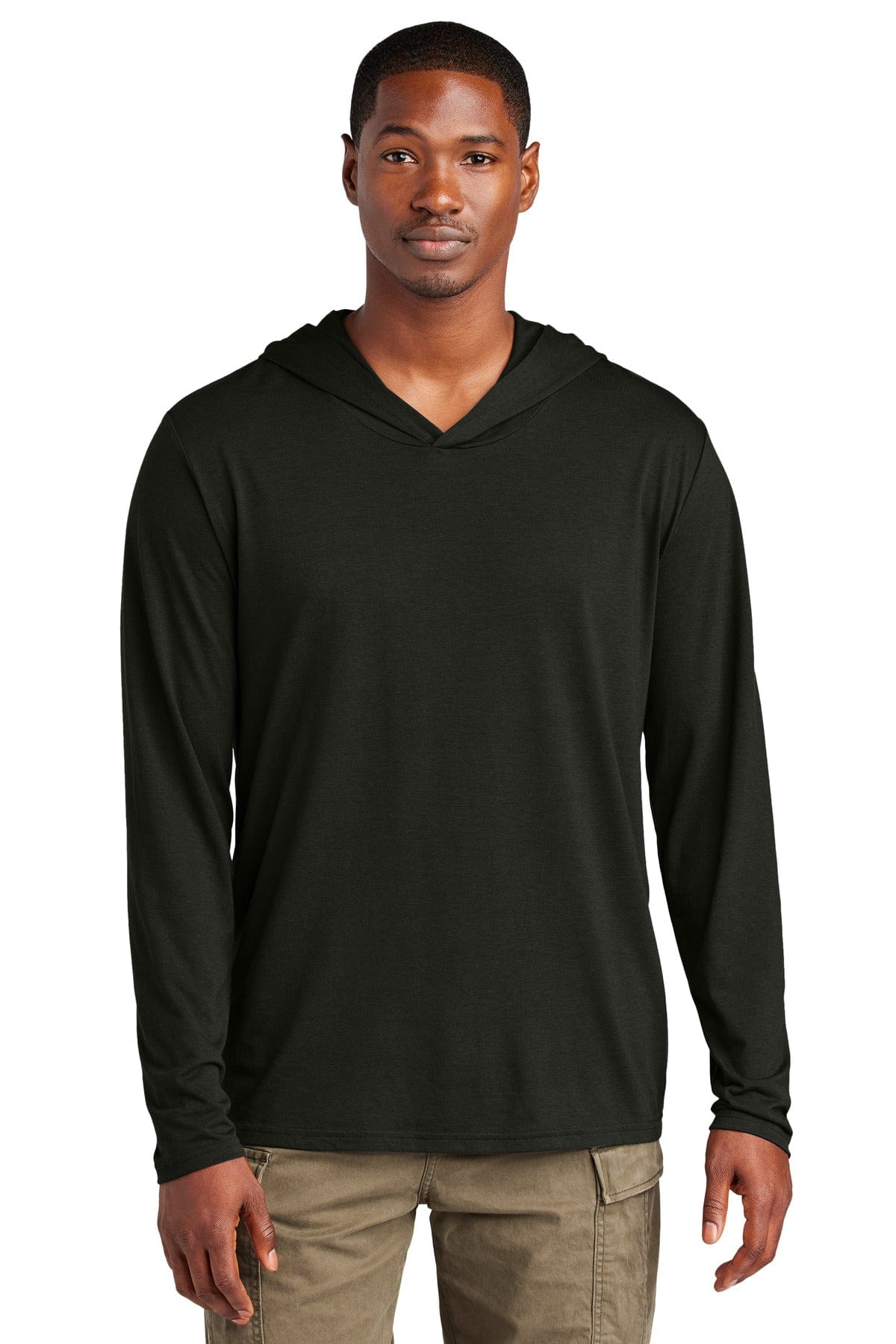 District DM139 Perfect Tri Long Sleeve Hoodie in 
