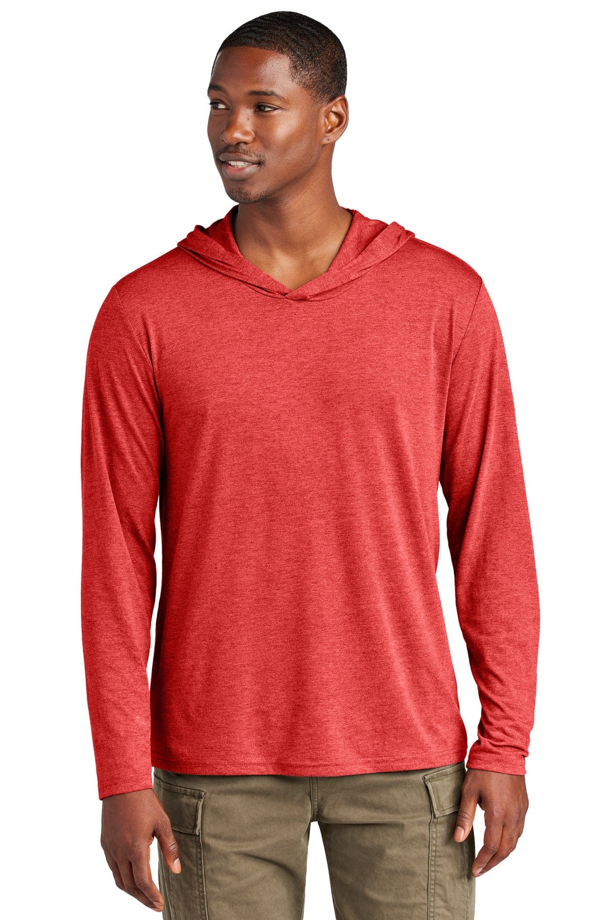 District DM139 Perfect Tri Long Sleeve Hoodie in 