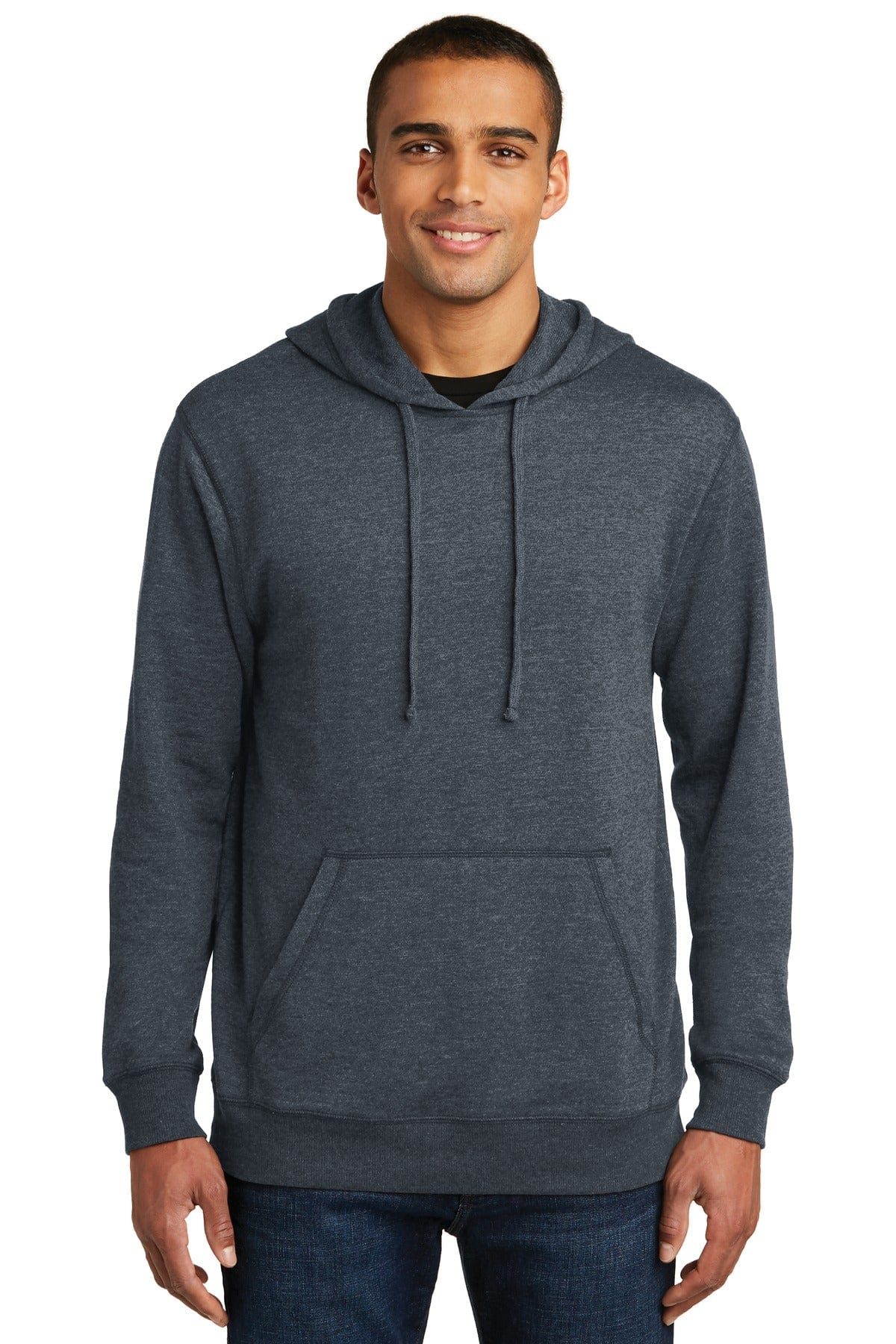 District DM391 Lightweight Fleece Hoodie. in 