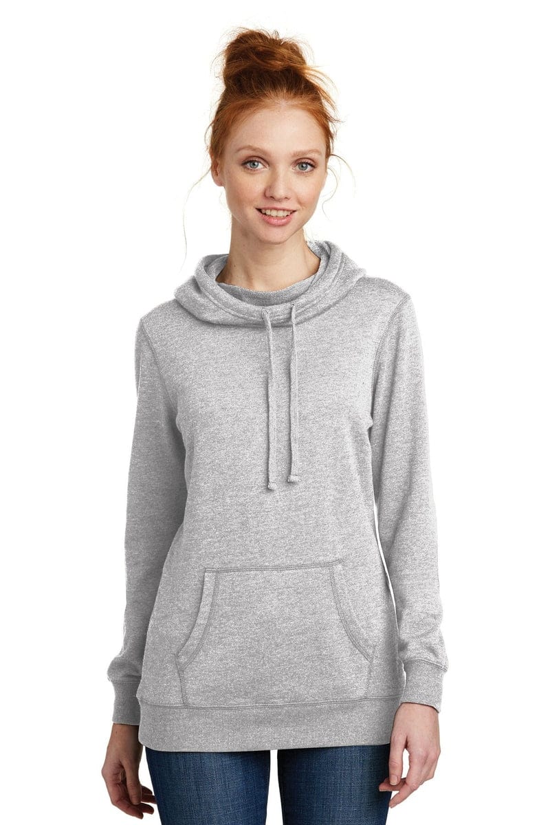 District DM493 Women's Lightweight Fleece Hoodie in 